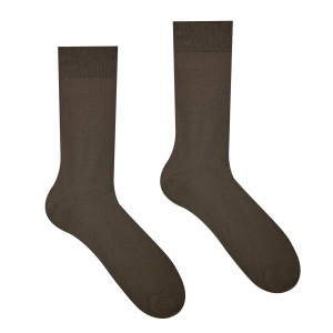 Klasik ponožky hnedé